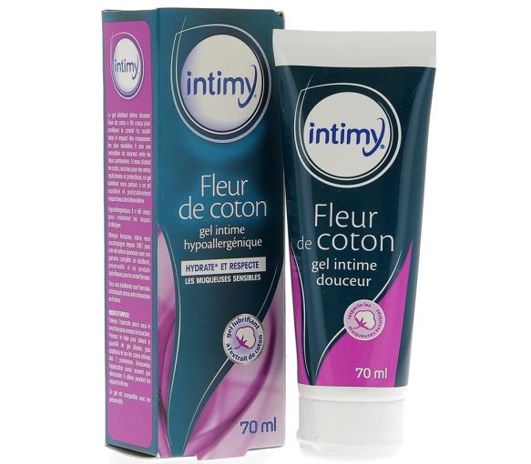 Gel intime fleur de coton Intimy - Tube de 70 ml