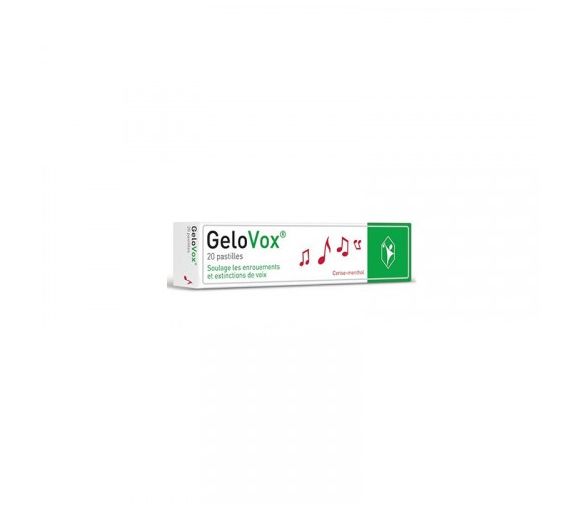 GeloVox pastilles pour la gorge Pohl Boskamp - boite de 20 pastilles