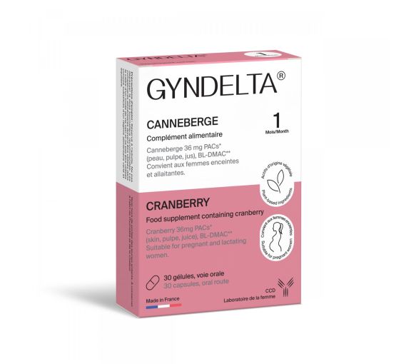 Gyndelta cranberry 36mg - boîte de 30 gélules