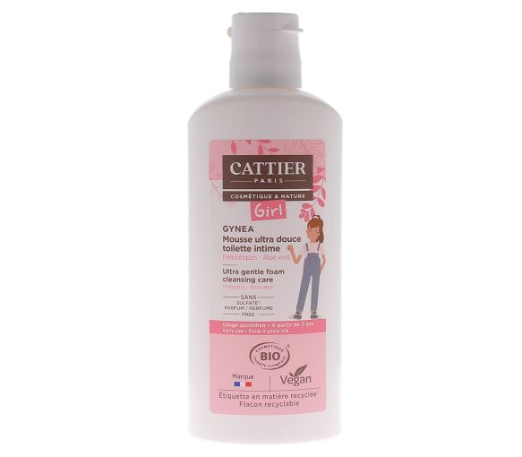 Gynea Girl Mousse ultra douce toilette intime bio Cattier - flacon de 150 ml - image 1