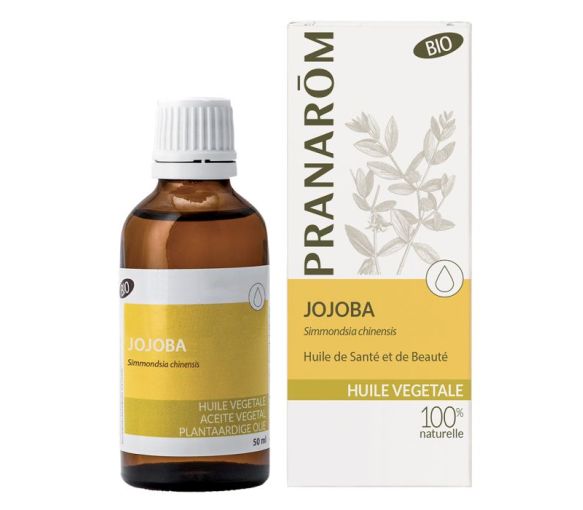Huile végétale BIO de jojoba Pranarôm - flacon de 50 ml