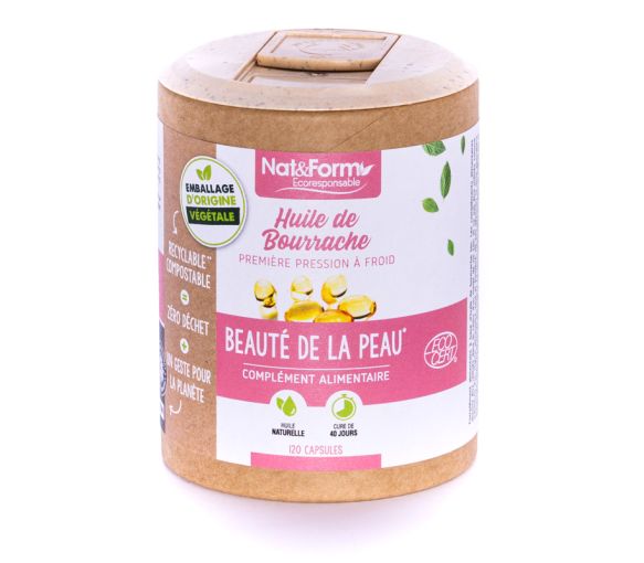 Huile de bourrache Ecoresponsable Nat&Form - image 1