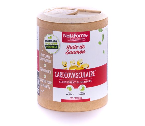 Huile de saumon Ecoresponsable Nat&Form - image 1