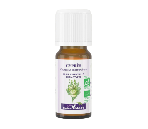 Huile essentielle Cyprès Bio Dr Valnet - flacon de 10 ml