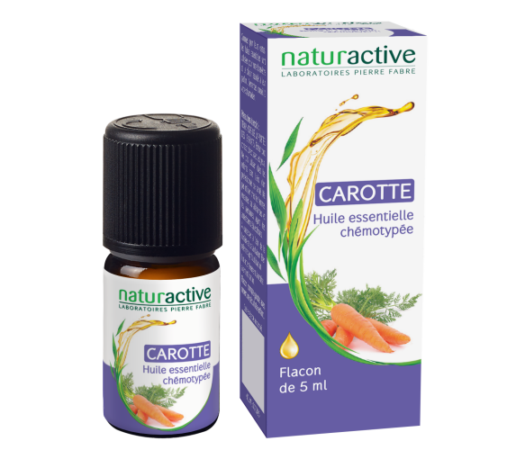 Huile essentielle chémotypée carotte Naturactive - flacon de 5 ml