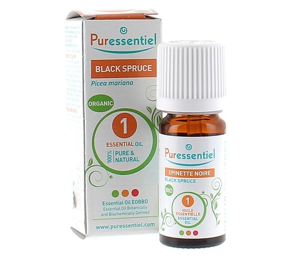 Huile essentielle d'épinette noire bio Puressentiel - flacon de 5ml