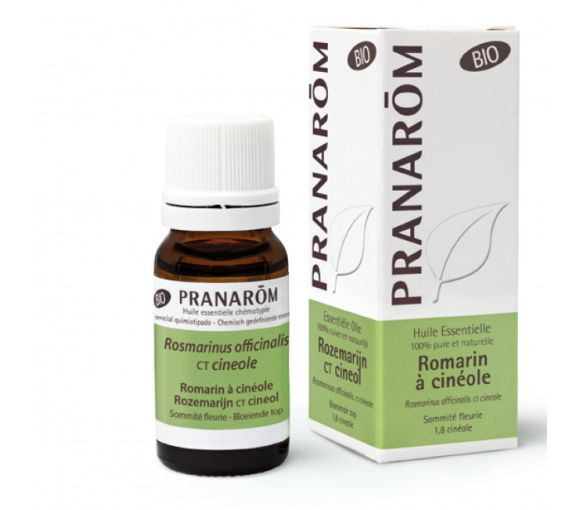 Huile essentielle de Romarin à cinéole Bio Pranarôm - flacon de 10 ml