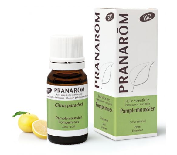 Huile essentielle de pamplemoussier bio Pranarôm - flacon de 10 ml