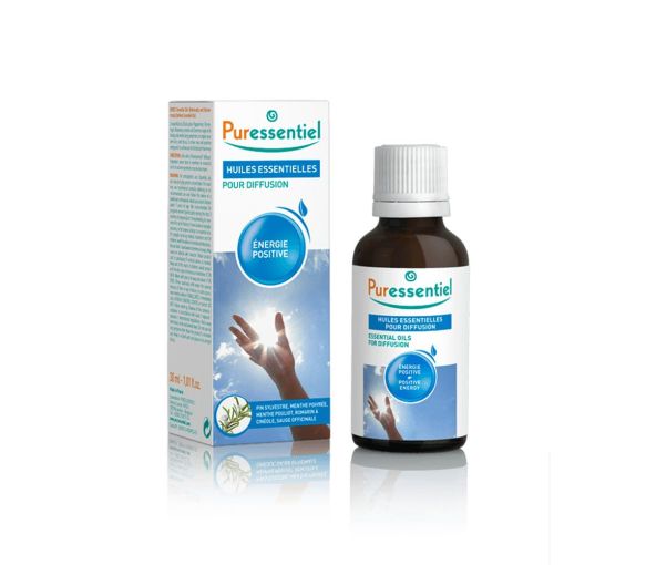 Huiles essentielles pour diffusion énergie positive Puressentiel - flacon de 30 ml