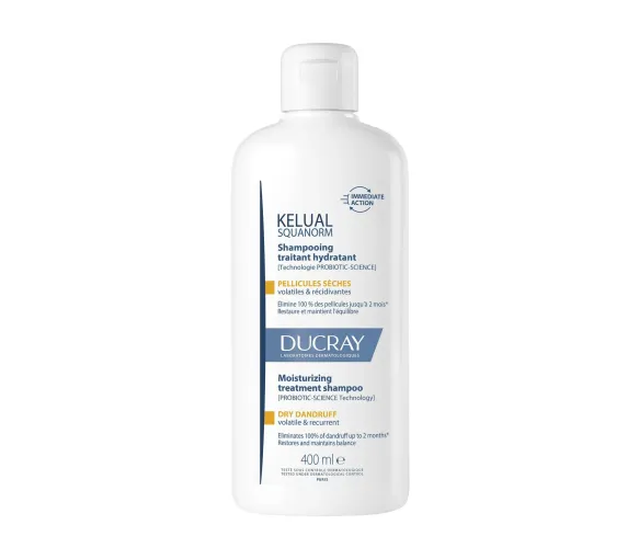 Kelual Squanorm shampooing pellicules sèches Ducray - flacon de 400ml