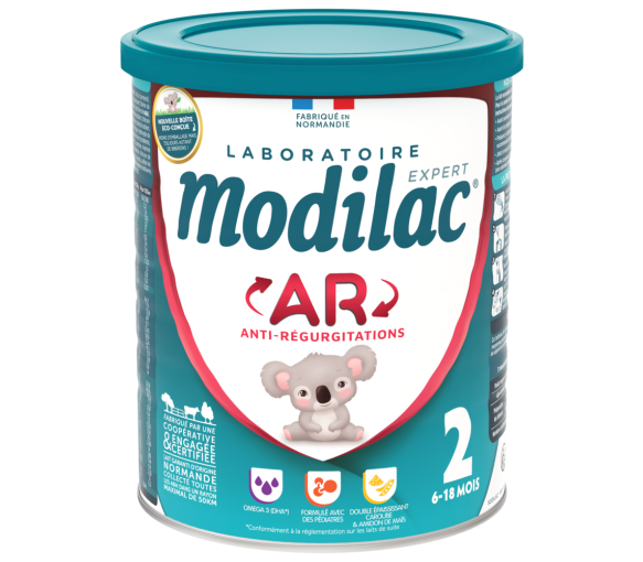 Lait Expert AR lait 2ème âge Modilac - pot de 800 g