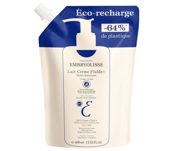 Lait-crème fluide+ Embryolisse - éco-recharge de 400 ml - image 1