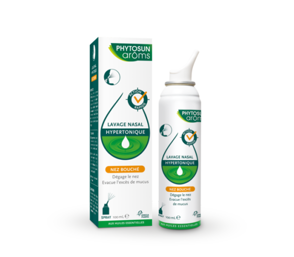 Lavage nasal hypertonique nez bouché Phytosun arôms - spray de 100ml