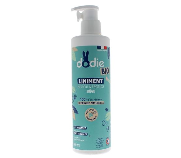 Liniment siège bio Dodie - flacon pompe de 400ml