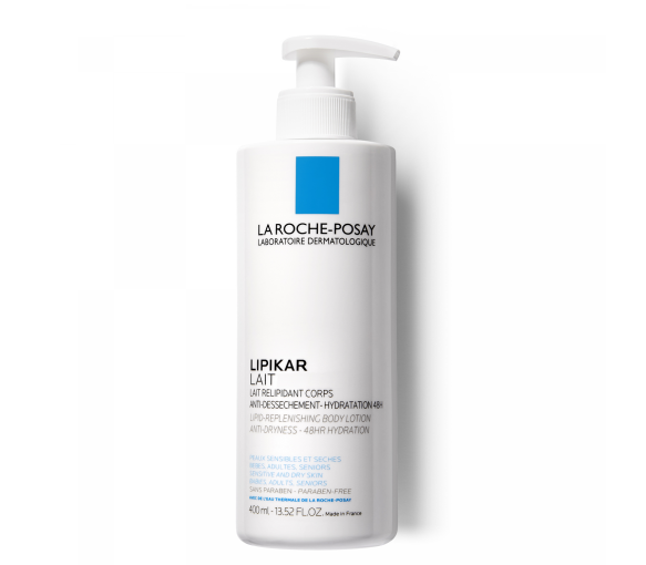 Lipikar Lait relipidant corps anti-dessèchement 48H La Roche-Posay - flacon de 400 ml - image 1