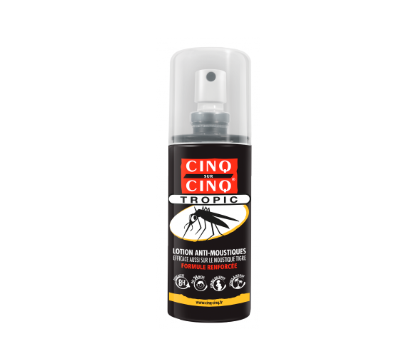 Lotion anti-moustiques tropic Cinq sur cinq - spray de 75 ml