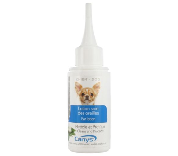 Lotion soin des oreilles chien Canys - flacon de 75ml