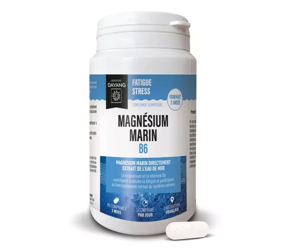 Magnésium marin 300mg vitamine B6 Dayang - pot de 90 comprimés - image 1