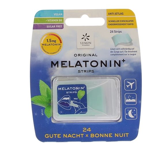 Melatonin + Lemon Pharma - boîte de 24 strips