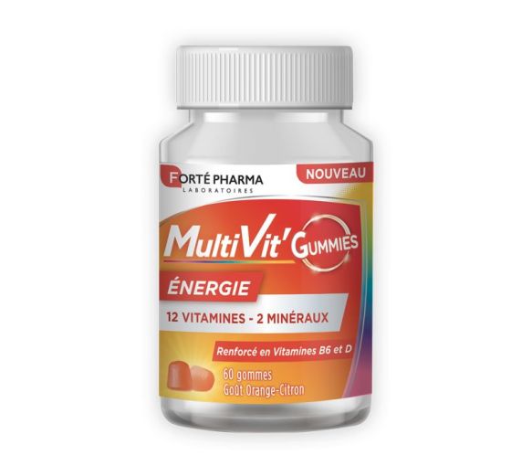 Multivit' Gummies énergie Forte Pharma - pot de 60 gommes