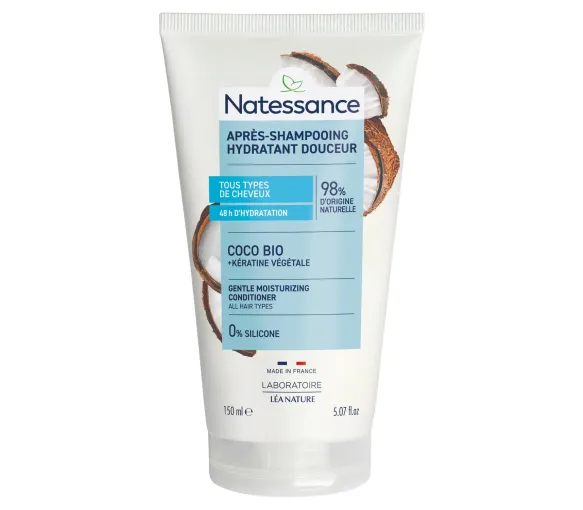 Après-shampooing hydratant douceur Natessance - tube de 150ml - image 1