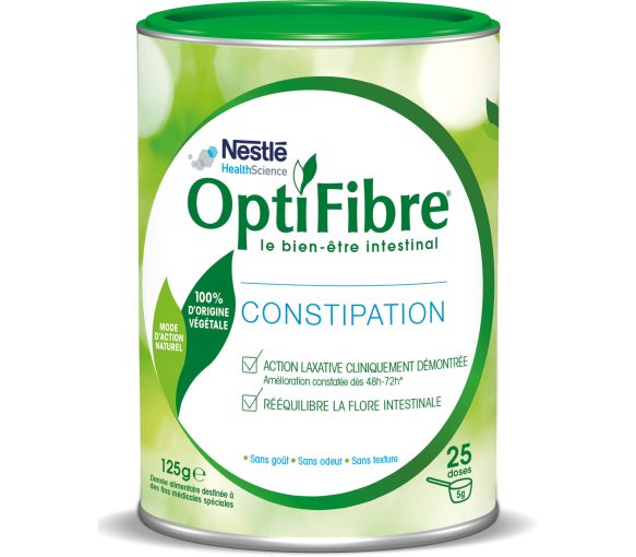 OptiFibre Poudre anti-constipation Nestlé - pot de 125 g - image 1