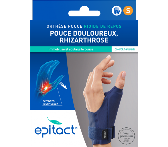 Orthèse pouce gauche S Rigide de repos Epitact - 1 unité - image 2