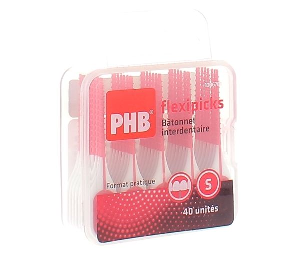 PHB Flexipicks Bâtonnet interdentaire Crinex - boîte de 40 unités