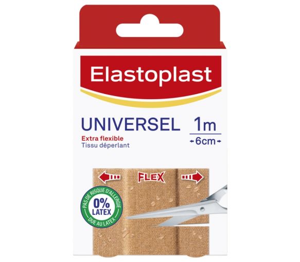 Pansements Flexible Elastoplast - bande de 1m x 6cm - image 1