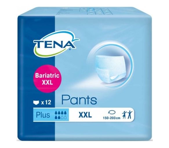 Pants Bariatric Plus taille XXL Tena - paquet de 12 protections