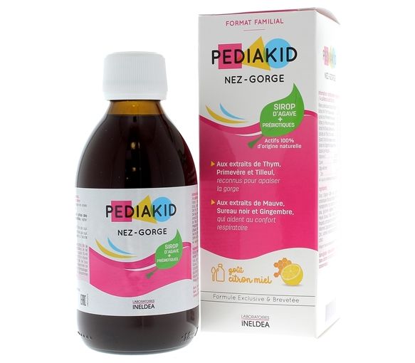 Pediakid nez-gorge goût miel citron - flacon de 250 ml - image 1