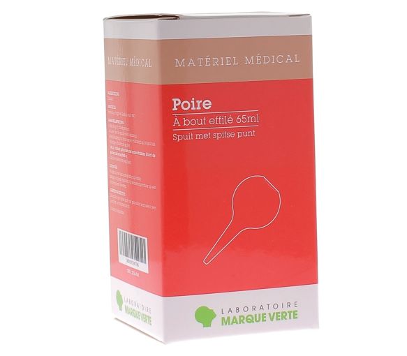 Poire à bout effilé Marque Verte - poire de 65ml