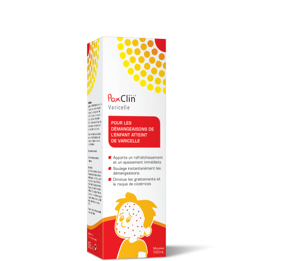 PoxClin Mousse rafraîchissante varicelle PediAct - tube de 100 ml - image 1