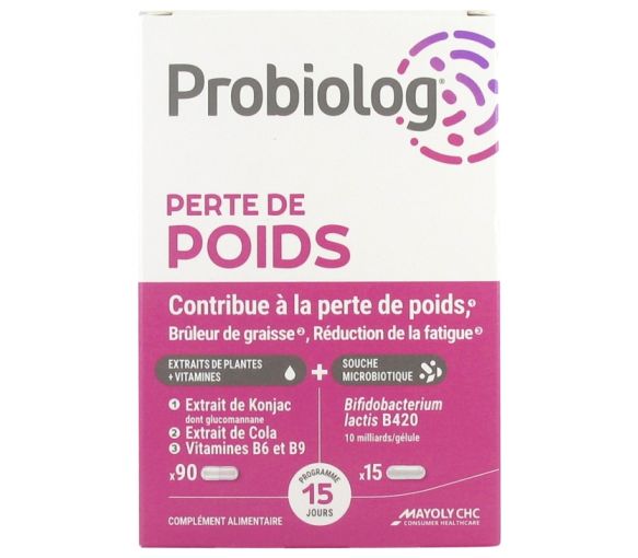 Probiolog Perte de poids Mayoly Spindler - boîte de 105 gélules