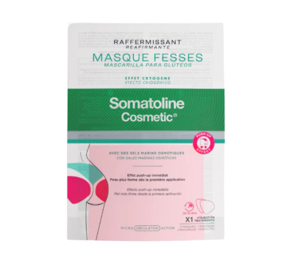 Masque fesses raffermissant tissu effet push-up Somatoline Cosmetic - sachet de 2 masques - image 1