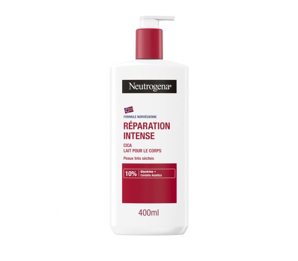 Réparation Intense Lait corps CICA Neutrogena - flacon-pompe de 400ml