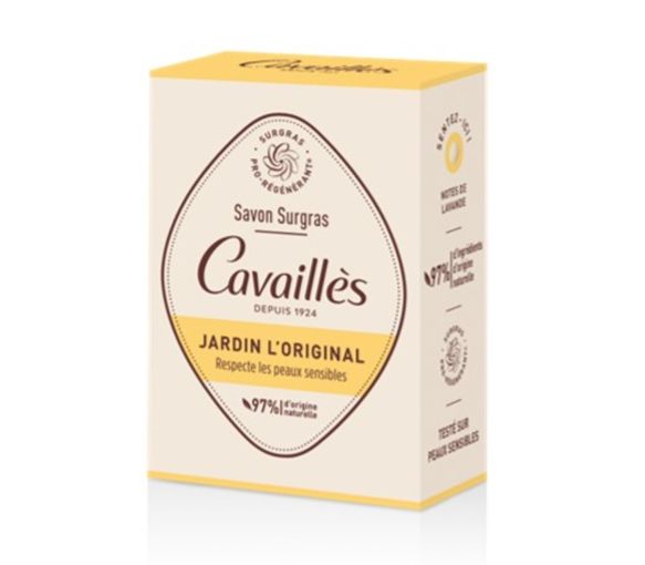 Savon surgras Jardin l'Original Cavaillès - pain de 100g