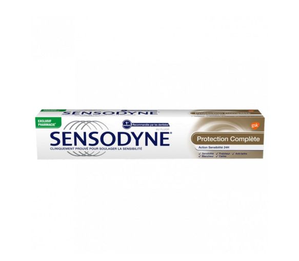 Sensodyne protection complète dentifrice - tube de 75 ml