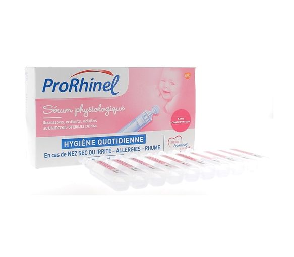 Sérum physiologique ProRhinel - boîte de 30 unidoses