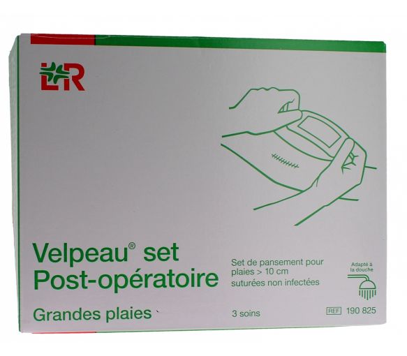 Velpeau set post-opératoire Set de pansement pour plaies suturées Lohmann & Rausher - 3 soins - image 2