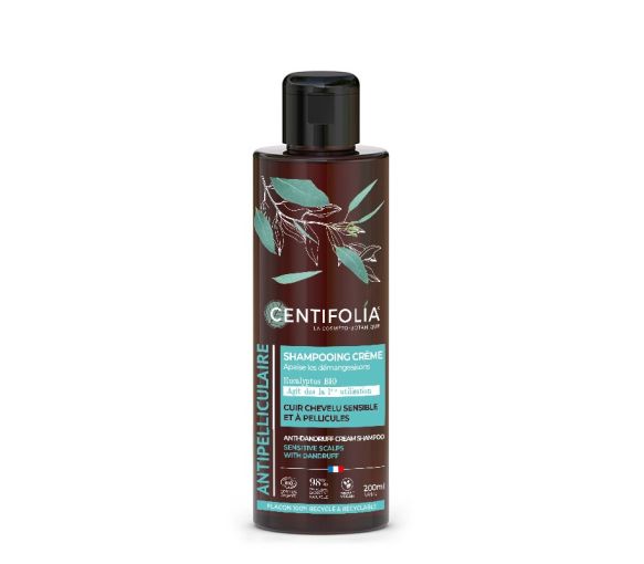 Shampoing crème antipelliculaire bio Centifolia - flacon de 200ml