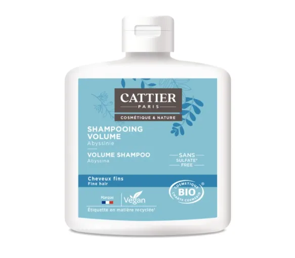Shampoing sans sulfate volume bio Cattier - flacon 250 ml - image 1