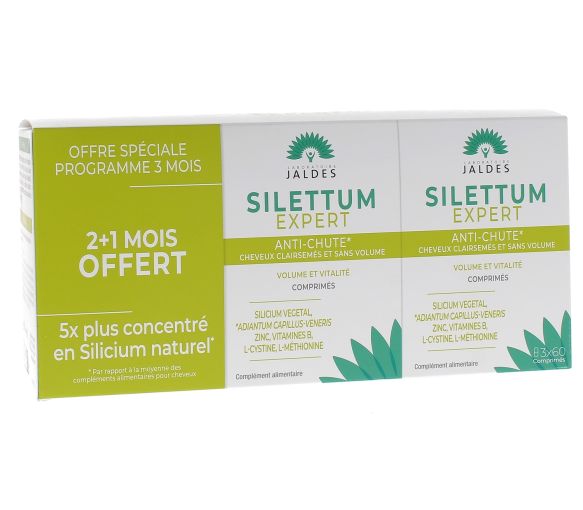 Silettum Expert anti-chute - lot de 3 boîtes de 60 gélules - image 1
