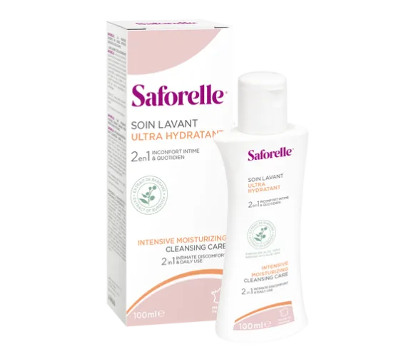 Soin lavant ultra hydratant Saforelle - flacon de 100 ml - image 1