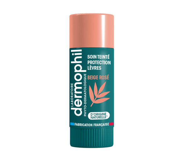 Soin lèvres teinté teinte beige rosé Dermophil Indien - stick de 4g