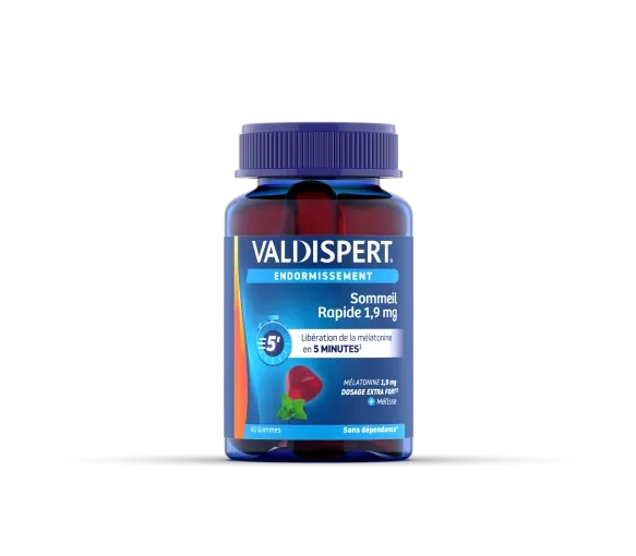 Sommeil rapide 1,9 mg Valdispert - pot de 30 gommes - image 1