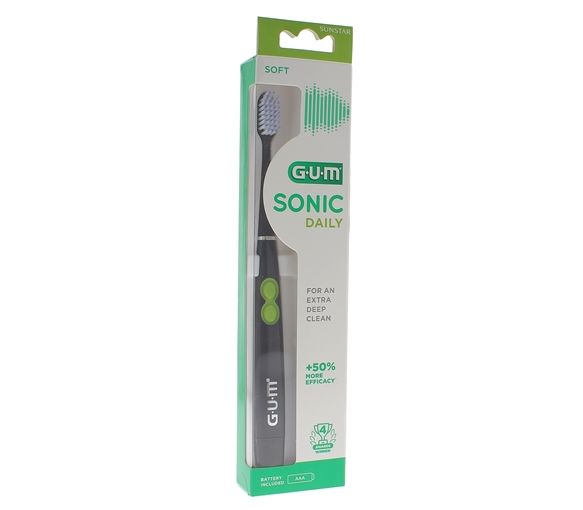 Sonic Daily Brosse à dents souple GUM - une brosse à dents électrique