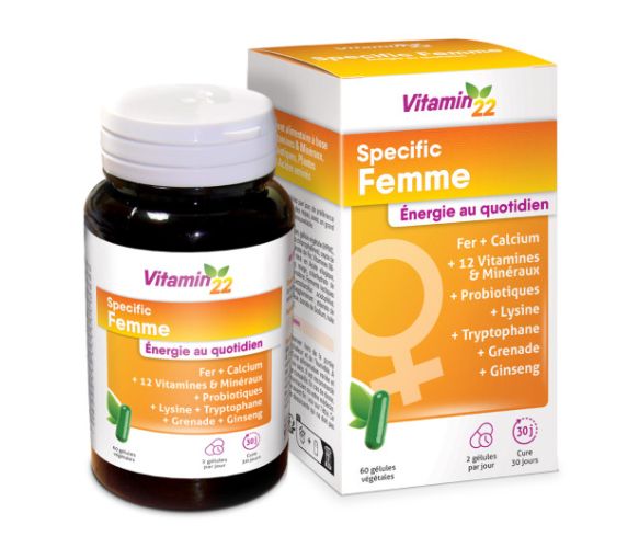 Vitamin 22 Specific femme Ineldea - boite de 60 gélules - image 1