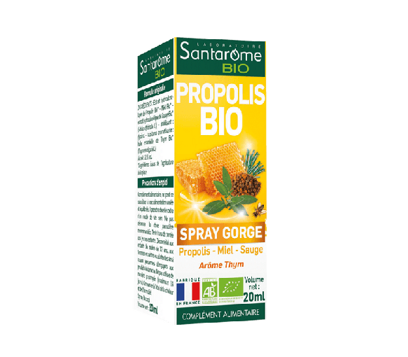 Spray buccal Propolis Bio Santarome Bio - spray de 20 ml