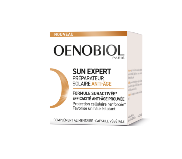 Sun Expert Préparateur solaire anti-âge Oenobiol - pot de 30 capsules - image 1